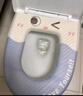 雅高马桶垫坐便垫 秋冬马桶圈防水反复水洗贴家用保暖粘贴式EVA2个装 实拍图