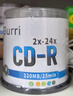 百诗嫚CD-R 光盘/刻录光盘/空白光盘/刻录碟片/ 直径8CM / 3寸 小光盘 24速 220m桶装50片 刻录盘 实拍图