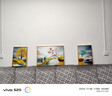 诗六艺家饰客厅装饰画北欧现代简约沙发背景墙挂画三联画大气轻奢壁画晶瓷画 家和富贵A（铝合金外框） 晶瓷画左右35*50+中间70*50亮面 实拍图