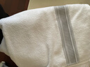 洁丽雅（Grace）柔软吸水速干抗菌防螨纯棉浴巾男女士条纹洗澡巾 实拍图