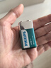 飞利浦（PHILIPS）碳性9V电池1粒适用玩具/万用表/烟雾报警器/麦克风/遥控器/话筒等9V方块电池6F22 实拍图