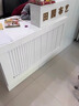 收银台吧台公司前台接待台办公室前台桌服装店便利店美容院收银桌 全白色+左高+ 送氛围灯+(右高备注) 100x60x100cm 实拍图