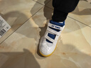 尤尼克斯YONEX羽毛球鞋yy基础款舒适亲子款青少年SHB101JRCR白/蓝36码 实拍图