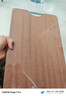 十八子作 乌檀木整木切菜板家用加厚大号砧板ZBL005（40x27x2.5cm） 实拍图