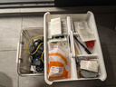 禧天龙多功能五金大小号工具箱家用画笔收纳盒车载整理箱双层16升 灰色 实拍图