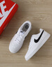 耐克男子透气平底运动鞋冬季板鞋NIKE COURT VISION LOW DH2987 101白色/黑/白色 43 实拍图