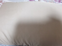 林夕一晨纯棉老粗布全荞麦壳枕头睡眠专用枕头深度颈椎枕芯护枕套荞麦皮 灰格 成人款（荞麦壳枕头）40*60 实拍图
