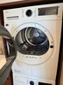 三星（SAMSUNG）AI神5系洗烘套装 12+10KG大容量全自动滚筒AI泡泡净超薄嵌入月光白WW12DG5B24AWSC+DV10DGC4A0AESC 实拍图