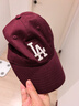 MLB帽子男女棒球帽骐骥红元旦鸭舌帽软顶情侣3ACP6601N-07RDS 实拍图