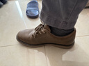 卡特（CAT）卡特休闲皮鞋男士复古工装轻户外软牛皮防滑通勤鞋P725212N3AMC29 浅褐 43 实拍图