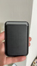Smorss 适用苹果MagSafe磁吸卡包通用iPhone17-12系列手机背贴卡套公交地铁门禁购物卡袋手机壳卡包黑色 实拍图
