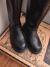 斯纳菲女童靴子秋季儿童百搭舒适高筒单靴中大童长靴子 苏门答腊黑29 实拍图