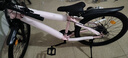 凤凰（Phoenix） 上海凤凰山地自行车成人男士女式学生变速宽胎越野赛车公路单车 钢架辐条轮粉【省力全轴承】 24寸27速【参考:138-168cm】 实拍图