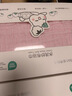 全棉时代婴儿浴巾 6层水洗纱布浴巾 宝宝纯棉大毛巾被盖礼盒 粉色95*95cm 实拍图