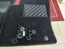 车丽友 汽车脚垫主驾驶单片汽车单个上层单独丝圈司机位主副车垫 【主驾驶】黑色丝圈+4套按压卡扣 实拍图