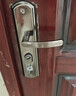 西星防盗门门锁家用通用型门把手入户执手大门锁具套装室内铁门房门锁 单活【方舌】（整套配全铜锁芯） 实拍图