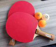 得力（deli）&安格耐特1星基础训练乒乓球拍7层高弹胶皮训练 横拍单拍 实拍图
