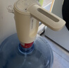 双枪抽水器桶装水办公家用饮水机电动抽水泵压水器定量可折叠浅绿色 实拍图