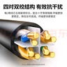 绿联六类纯铜网线 CAT6类千兆网络高速监控连接线 电脑宽带8芯双绞线 POE供电成品跳线黑色8米50195 实拍图