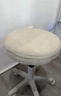 新颜值主义吧台椅子凳子家用可升降吧凳旋转收银前台椅美容化妆凳高脚凳 【米白色】滑轮款 实拍图