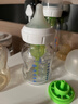 布朗博士玻璃奶瓶 0-3月新生婴儿防胀气防呛 宽口径奶瓶270ml 双兔 实拍图