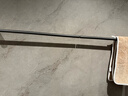 潜水艇枪灰全铜毛巾杆毛巾架免打孔卫生间置物架浴室洗手间收纳毛巾挂架 枪灰全铜毛巾杆60cm丨免打孔 实拍图