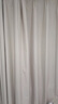 铭聚布艺（MINGJU）窗帘 全遮光窗帘成品窗帘布遮阳帘涤塔夫奶油色挂钩式2.0*2.0单片 实拍图