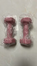 诚悦彩色浸塑哑铃男女士家用健身肌肉手臂塑形轻重量樱粉2kg*2CY-569 实拍图