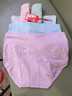 猫人女士高腰内裤女纯棉收腹收小肚子石墨烯抑菌裆高弹三角裤4条XL 实拍图
