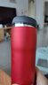 虎牌（TIGER）不锈钢原装进口保温保冷水杯MJA-B048-RMT深红色480ML 实拍图