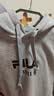 FILA 斐乐情侣连帽卫衣加绒男冬季宽松帽衫女纯棉休闲运动上衣 实拍图
