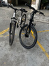 喜德盛（xds）山地自行车黑客350/旭日310 X6铝合金车架21速变速机械碟刹 黑客350黑银15.5寸（26款） 实拍图
