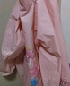 牧萌儿童雨衣带书包位男童女童加长全身学生雨披 粉独角兽 拉链款 2XL 实拍图