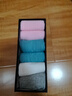 宜帛棉品 袜子女士纯棉中筒秋冬季休闲吸汗女式纯色棉袜子女士袜子6双礼盒装 (默认图片颜色)C款-爱丽丝-秋冬款6双/盒 实拍图