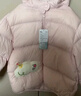 巴拉巴拉童装儿童羽绒服宝宝男女童2025冬装新款婴儿外套保暖上衣泡芙羽绒 粉色小苹果60356-白鸭绒 120 （充绒量106g 适合5-6岁） 实拍图