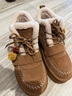 百丽（Belle）孙乐言推荐姜饼屋毛球挂饰雪地靴女25冬新增高保暖休闲靴F2Y1DDD5 棕色-毛里【孙乐言推荐】 38 (240mm) 实拍图