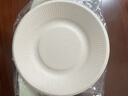 美丽雅一次性盘子20cm*50只 食品级本色圆形纸盘果盘餐碟坚果盘 实拍图