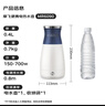 摩飞电器（Morphyrichards）便携式电热水壶烧水壶 家用旅行0.4L便携电水壶随行泡茶办公室养生保温杯电热水杯MR6090蓝 实拍图