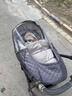 LANFEILIN婴儿车防风罩冬季儿童挡风罩被秋冬防保暖宝宝通用推车雨罩逸乐途 深灰色 l 三层夹棉-加大视窗【婴儿推车专用】 实拍图