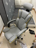 锦汐电脑椅办公椅子电竞椅家用人体工学椅老板椅主播靠背椅皮革转椅 灰色+4级杆+乳胶【二代升级】 实拍图