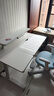 黑白调A2学习桌书桌儿童桌椅实木升降桌子写字桌电脑桌进口橡胶木1.2m 实拍图