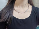 戚小米嘻哈菱形竹节项链男潮男锁骨链简约时尚学生链子欧美街头钛钢挂饰 实拍图