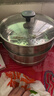 爱仕达（ASD）蒸锅双层不锈钢蒸锅 家用炖蒸煮一体汤锅26CM大容量蒸笼QVL1526WG 实拍图