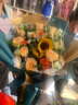 艾斯维娜鲜花速递向日葵混搭花束生日礼物全国同城配送 向日葵香槟韩式花束 实拍图