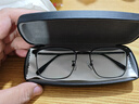 凯米近视眼镜男时尚平光防蓝光中性超轻钛文艺范镜架女配度数Z 镜邦9051黑色 优雅黑色尽显儒雅 配1.67凯米U6防蓝光镜片 实拍图
