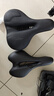 洛克兄弟（ROCKBROS） 大屁股自行车坐垫山地车座垫鞍座舒适加厚海绵座垫单车骑行配件 黑红 实拍图