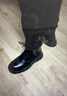 百丽黑曜石勇士厚底休闲加绒靴子户外工装马丁靴A1764DD4 黑绒里 42 实拍图