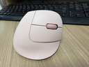 多彩（Delux）M618Air轻量化人体工学无线双模垂直鼠标办公静音鼠标电脑笔记本平板通用 超长待机可充电 茱萸粉 实拍图