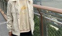 顶峰保罗（Dingfengbaoluo）夹克男士秋冬季休闲百搭翻领宽松潮流工装复古外套2303卡其色L 实拍图