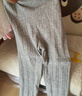 全棉时代女童针织打底裤儿童休闲裤子百搭长裤 麦灰色 100cm  实拍图